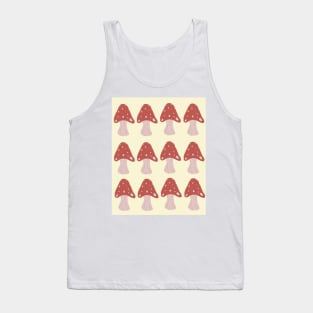 Minimalist mushroom pattern Tank Top